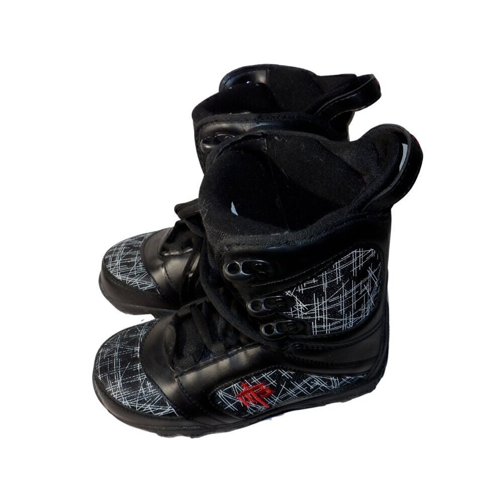 Millenium 3 Mens‎ Boots Youth 5 Black Militia Snowboard Lace-Up All-Mountain